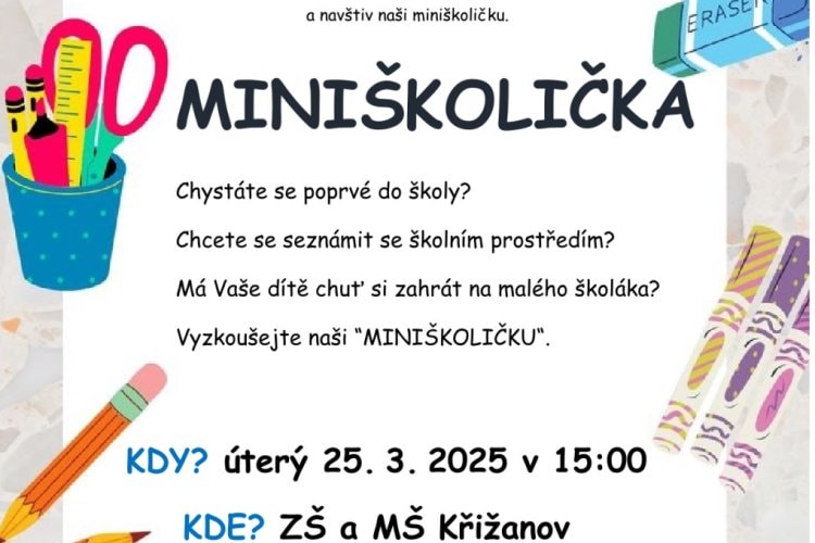 MINIŠKOLIČKA